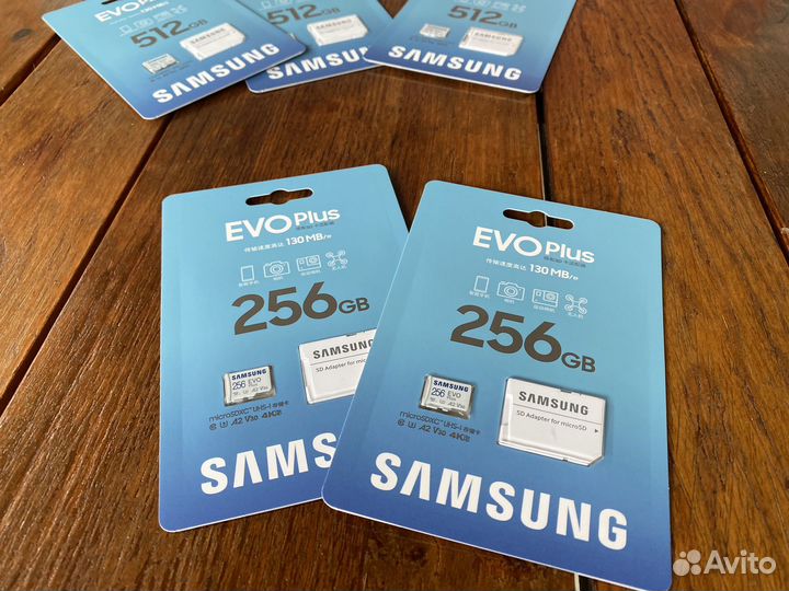 Карта памяти MicroSD Samsung EVO Plus 512 гб
