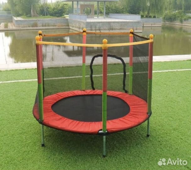 Детский батут с сеткой бу