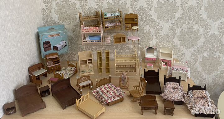 Sylvanian families кровати детские и взрослые