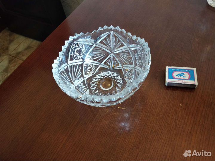 Салатница/ конфетница хрусталь СССР