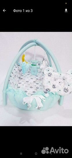 Кокон для новорожденных, коврик