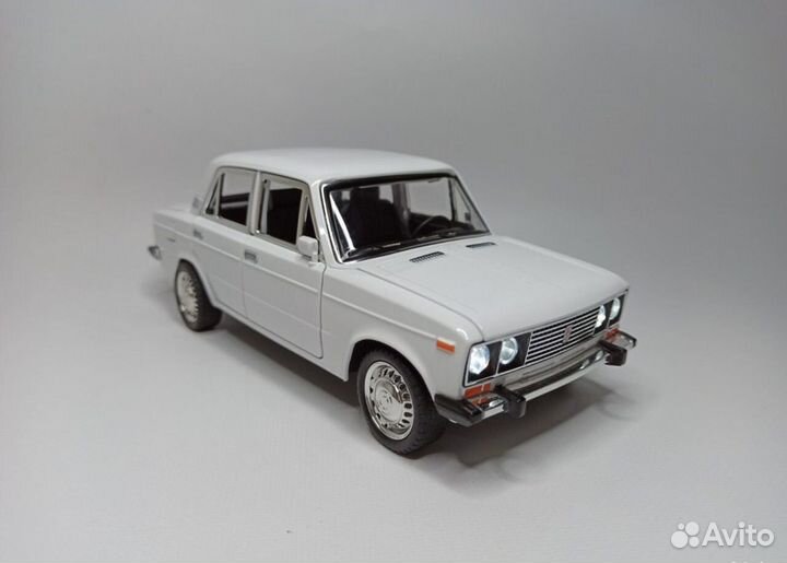 Модель автомобиля ваз 2106 металлическая
