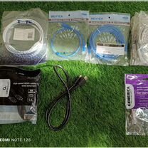 Кабеля патч корд RJ45, hdmi