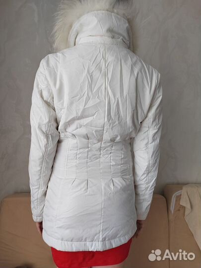 Парка женская с натуральным мехом