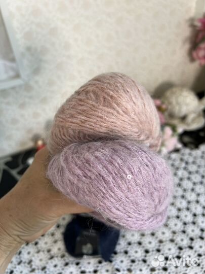 Пряжа lana grossa dito pailettes