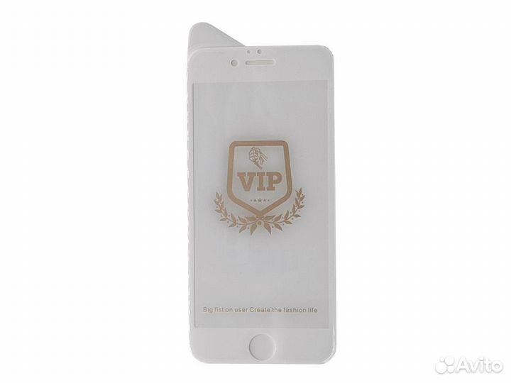 Стекло для Apple iPhone 6/6S Vip (белый)
