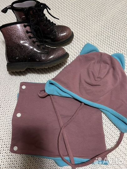 Комплект шапка и снуд