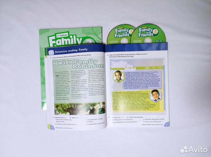 Family and friends 3/ комплект (WB,CB,CD) новый