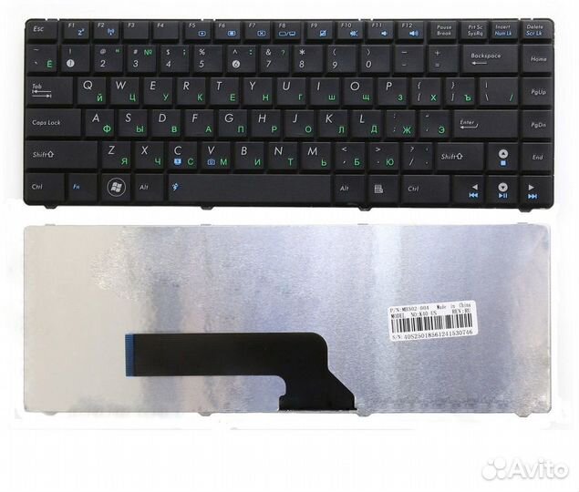 Новая клавиатура ноутбука Asus K40,P81,F82,X8