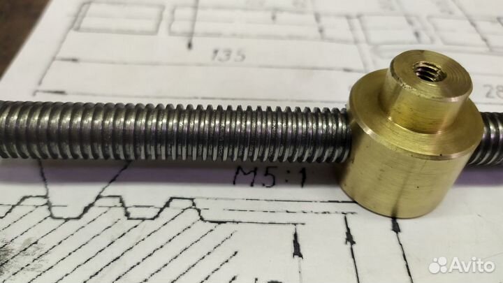 Винт для токарного станка тв4, тв6, тв7, тв9