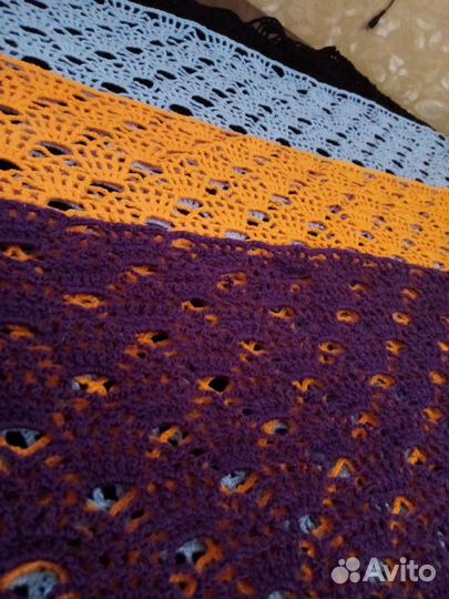 Платок-косынка. Ручная работа