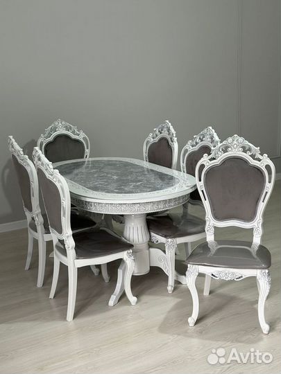 Стол «Лапка» / кухонный стол / стол и стулья