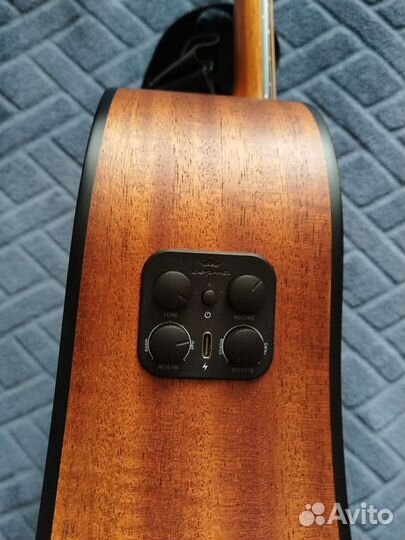 Трансакустическая гитара kepma edce k10