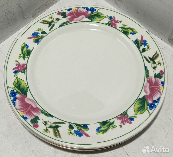 Тарелки коралл китай