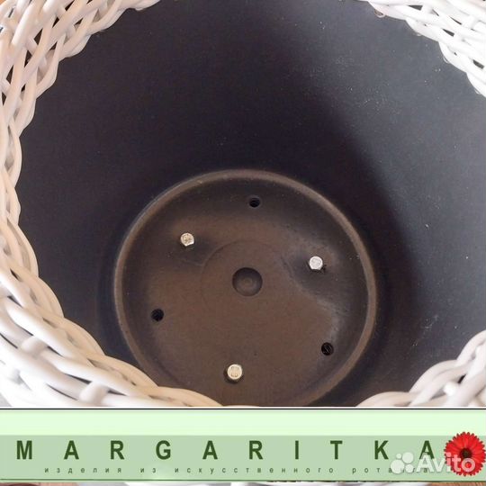 Кашпо высокое на 12 л