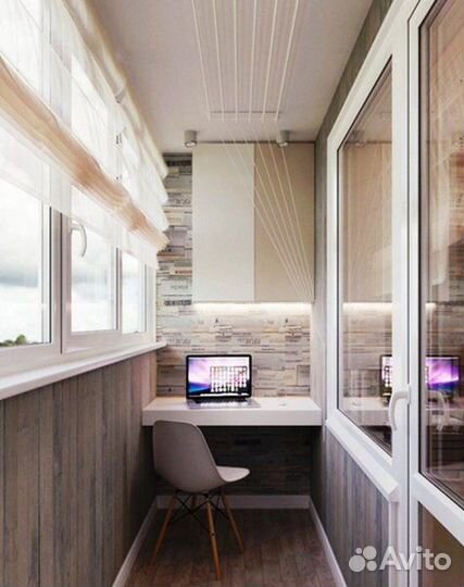 Отделка балконов