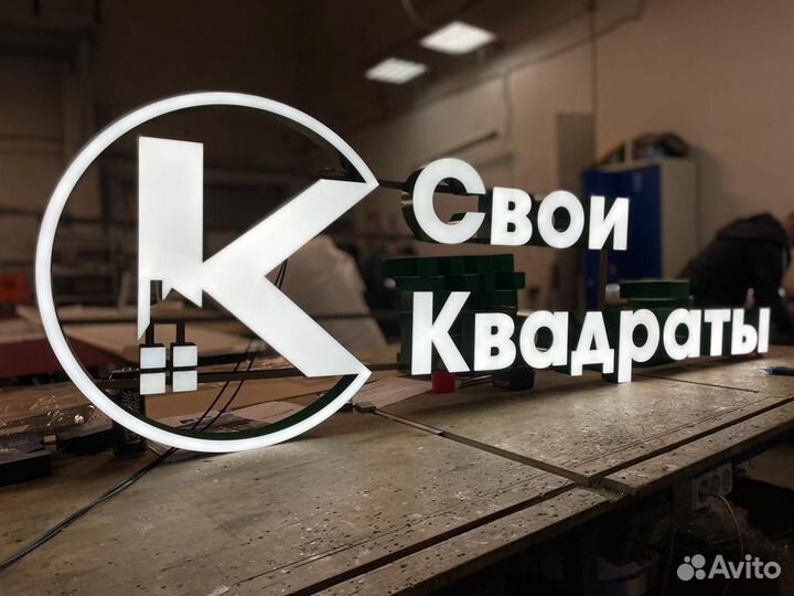 Вывески объемные буквы