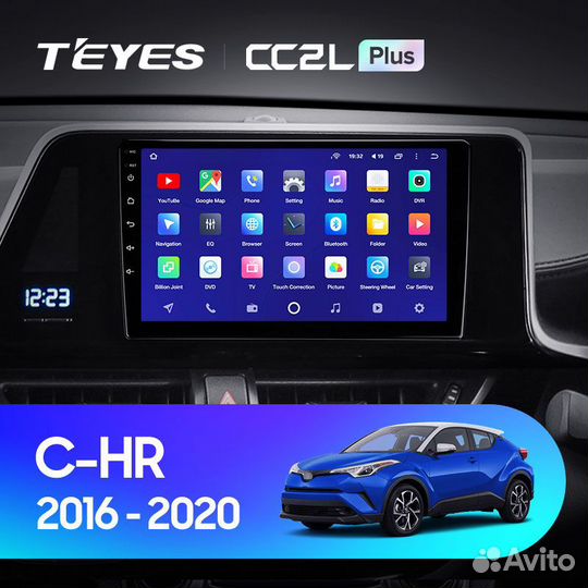 Магнитола Teyes Toyota CHR CC2L+