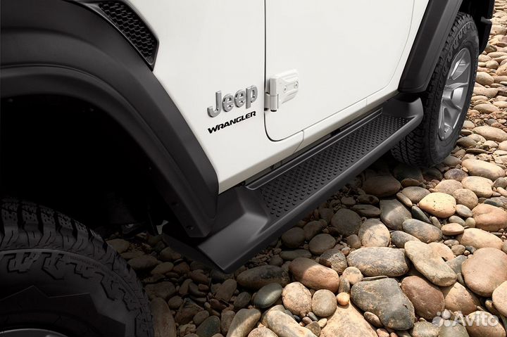 Пластиковые пороги для Wrangler JL (2 двери)
