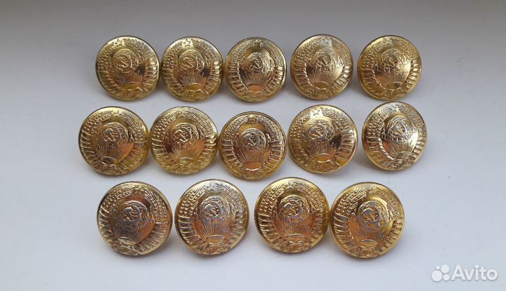 Пуговицы генеральские СССР 1963-1968гг