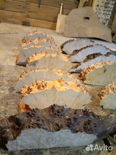 Бруски из сувеля, капа березы