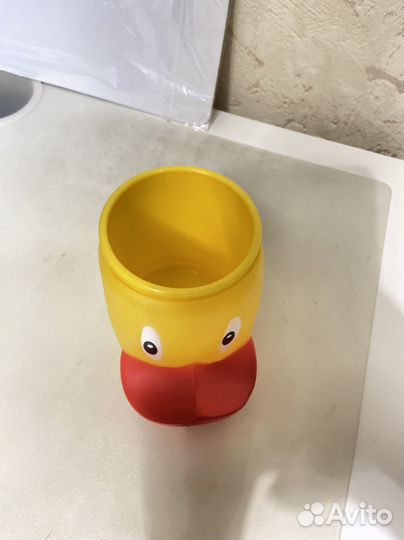 Подставка уточка-цыплёнок для карандашей и ручек