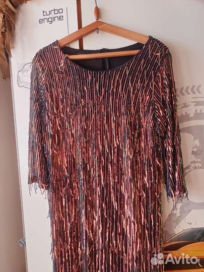 Праздничное платье из пайеток