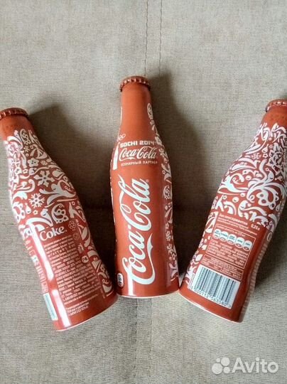 Коллекционные кока кола Олимпиада 2014