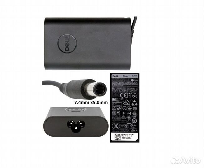 Зарядное Устройство Dell 19.5V 4.62A 7.4*5.0 Ориг