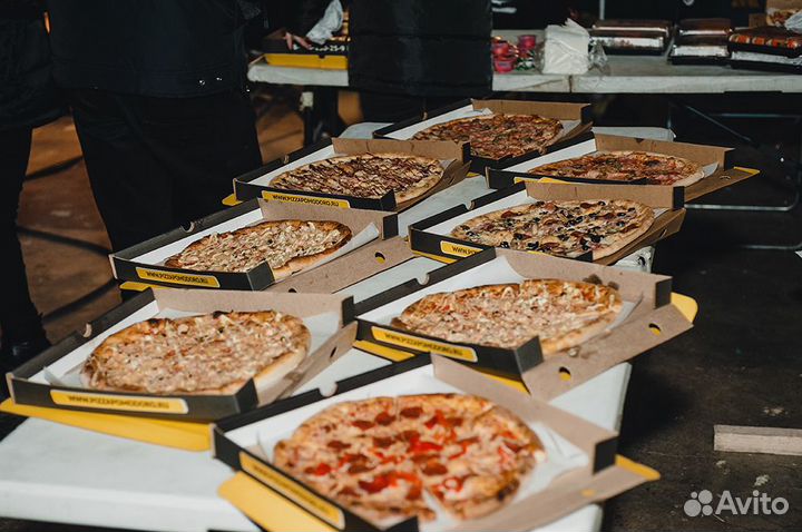 Бизнес кафе и точек доставки пиццы и суши