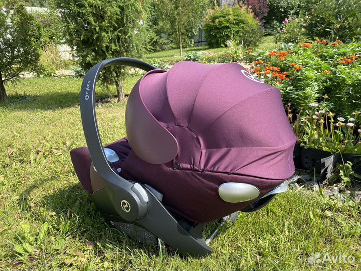 Автолюлька cybex cloud q с базой isofix