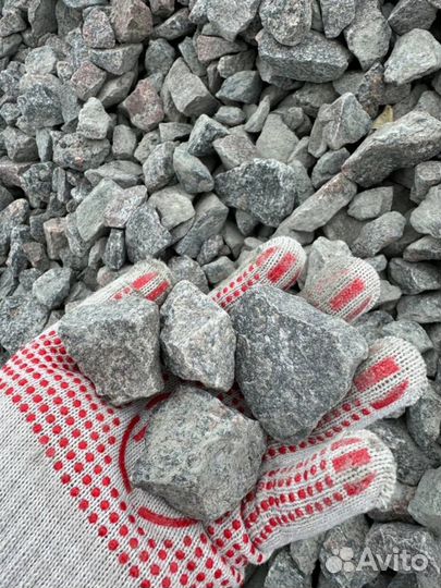 Щебень гранитный, щебень гравийный