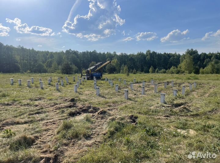 Жб сваи для домов из пеноблока