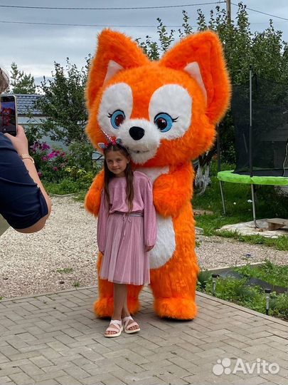 Лисёнок Надувной костюм,ростовой