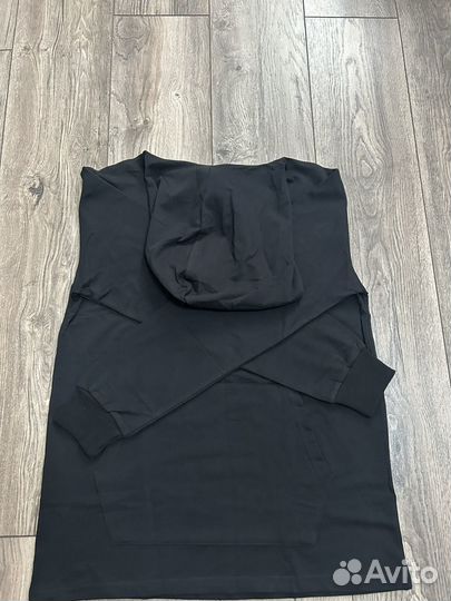 Черное худи женское 52 размер