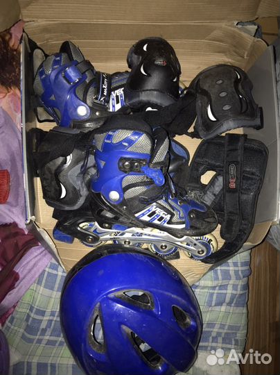 Детские ролики и защита