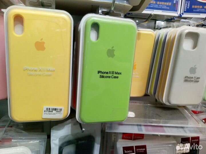 Чехлы silicone case на iPhone