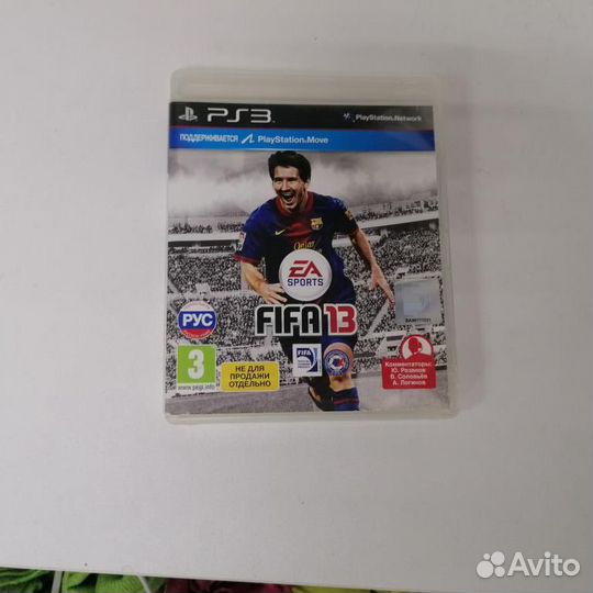 Игровые диски. Sony Playstation 3 FIFA 13