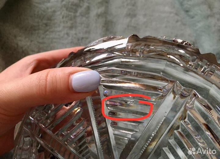 Хрустальный салатник СССР