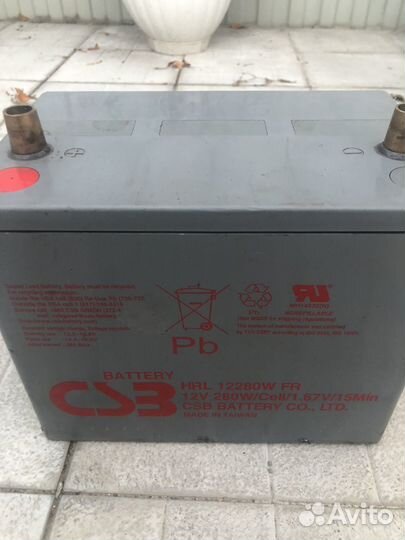 Аккумулятор AGM 12v