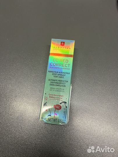 Erborian cc red correct 15ml новый
