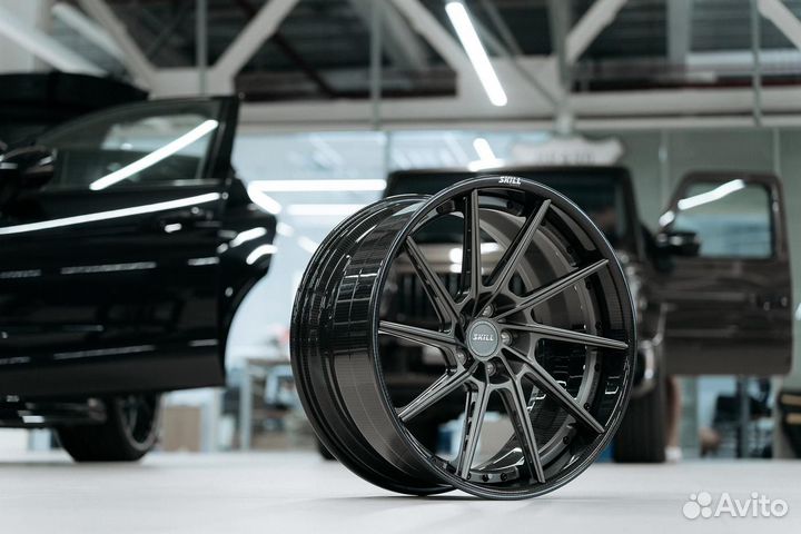 Новые диски с карбоновым ободом skill BMW X5/X6