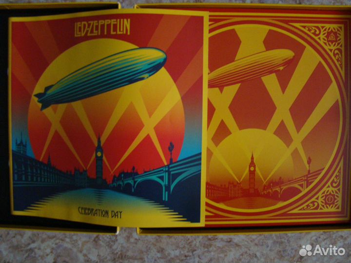 Led zeppelin box, книжка 3 LP made in USA
