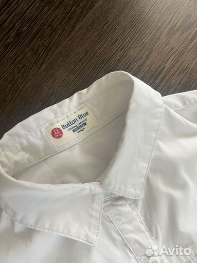 Рубашка доя девочки button blue