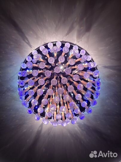 Люстра потолочная светодиодная с пультом