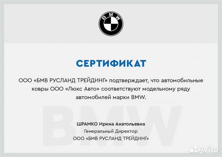 3D Коврики BMW из Экокожи