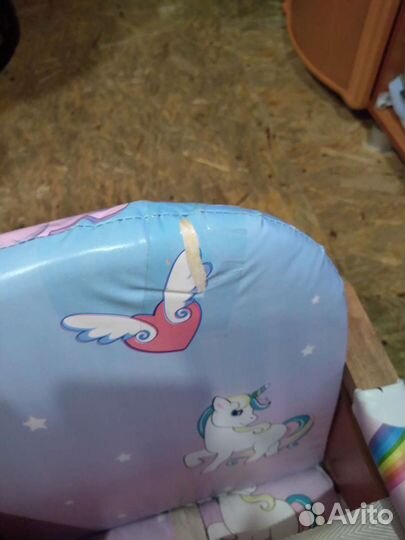 Детский стульчик для кормления деревянный