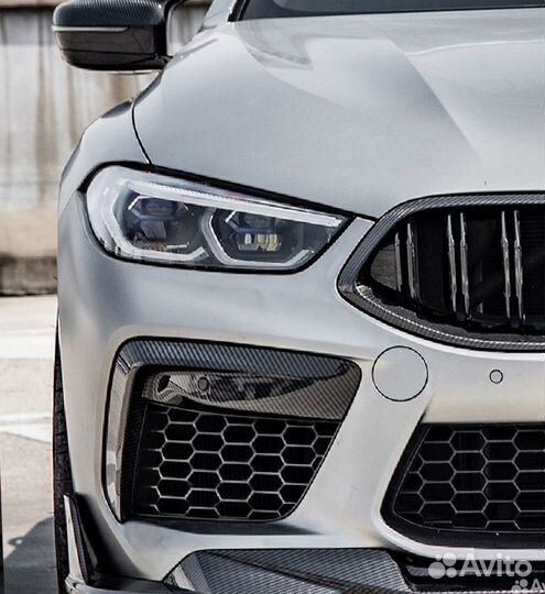 Вставки в бампер Инфузия Карбон BMW M8 F92 F93 F91