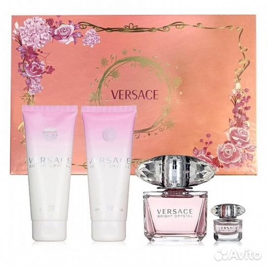 Парфюмерный набор Versace Bright Crystal 4 в 1