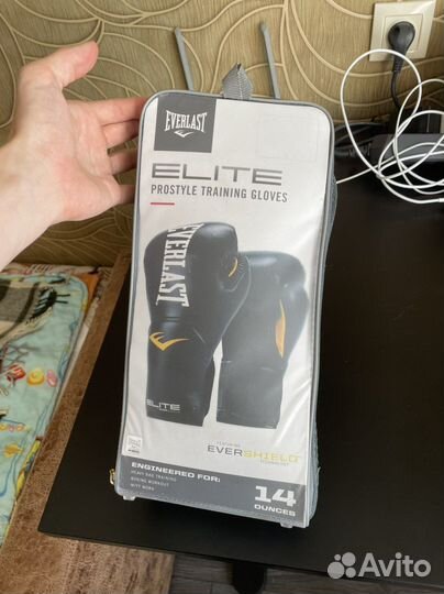 Боксерские перчатки everlast 14 Oz elite prostyle